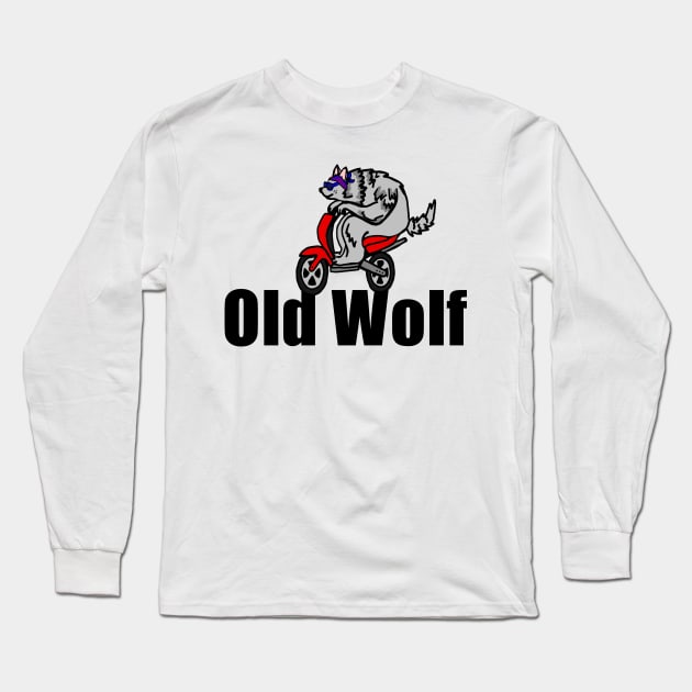 Old Wolf Long Sleeve T-Shirt by imphavok